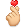 [手指比心]